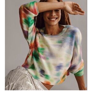 Anthropologie Cashmere Cropped Sweater